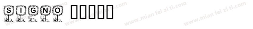 signo字体转换