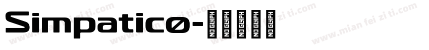 Simpatico字体转换