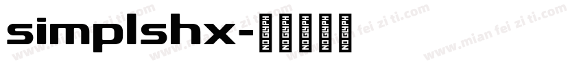 simplshx字体转换