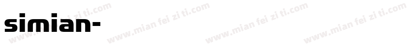 simian字体转换