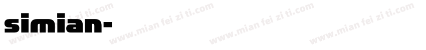 simian字体转换
