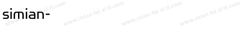 simian字体转换