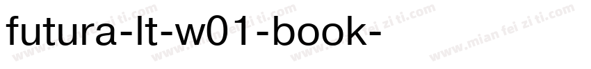 futura-lt-w01-book字体转换