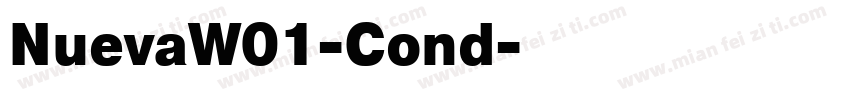 NuevaW01-Cond字体转换