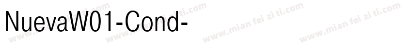 NuevaW01-Cond字体转换