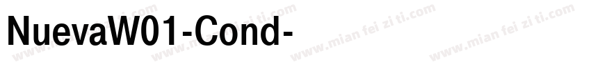 NuevaW01-Cond字体转换