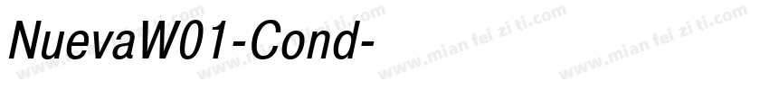 NuevaW01-Cond字体转换