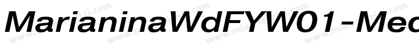 MarianinaWdFYW01-Med字体转换