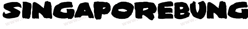 singaporebungee字体转换