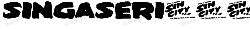 singaseri字体转换