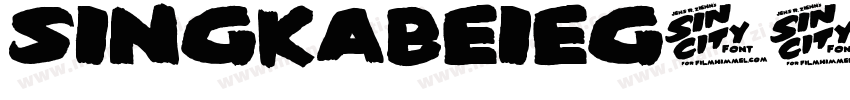 singkabeieg字体转换