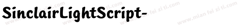 SinclairLightScript字体转换