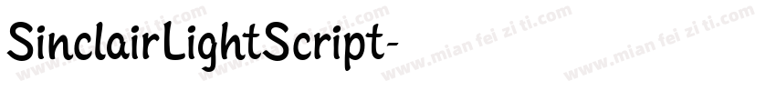 SinclairLightScript字体转换