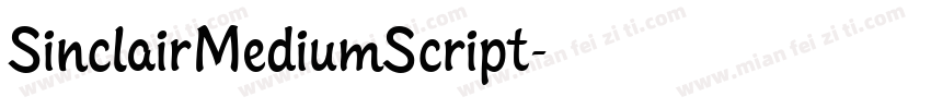 SinclairMediumScript字体转换