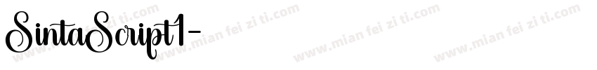SintaScript1字体转换
