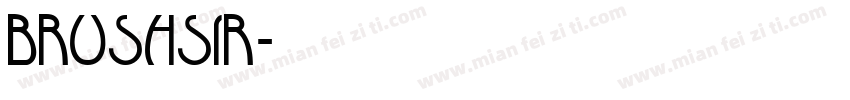 BRUSHSIR字体转换