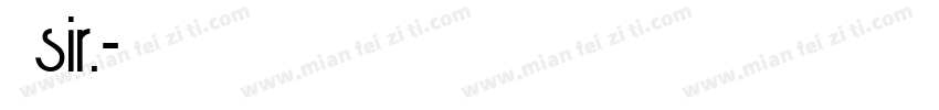 辛sir.字体转换