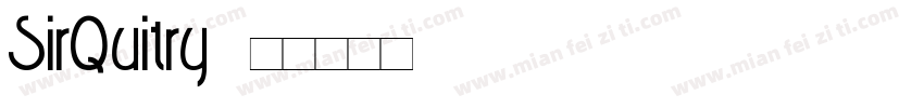 SirQuitry字体转换