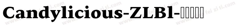 Candylicious-ZLBl字体转换
