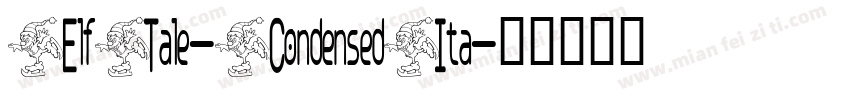 ElfTale-CondensedIta字体转换