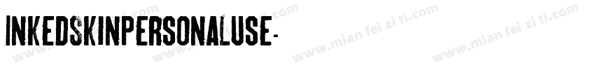 InkedSkinPersonalUse字体转换
