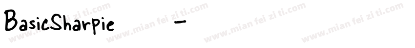 BasicSharpie字体字体转换