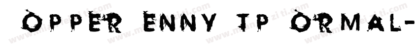 CopperPennyDtpNormal-G1lm字体转换