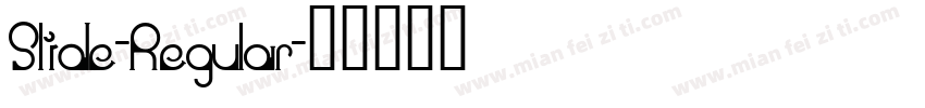 Slide-Regular字体转换