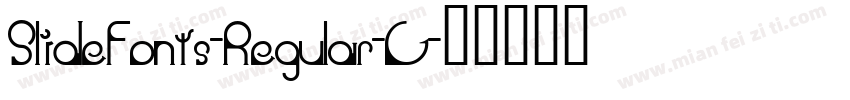 SlideFonts-Regular-G字体转换