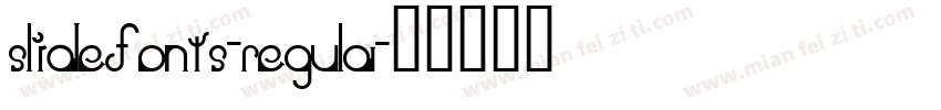 slidefonts-regula字体转换