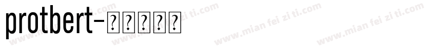 protbert字体转换
