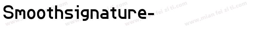 Smoothsignature字体转换