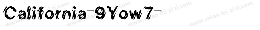 California-9Yow7字体转换