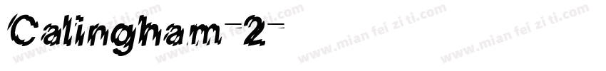 Calingham-2字体转换
