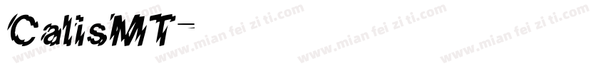CalisMT字体转换