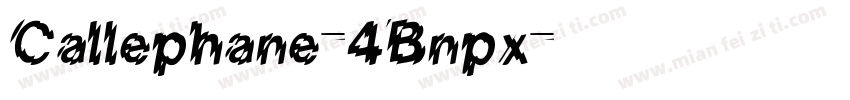 Callephane-4Bnpx字体转换