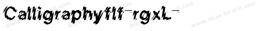 Calligraphyflf-rgxL字体转换