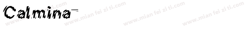 Calmina字体转换