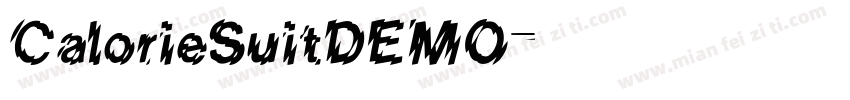 CalorieSuitDEMO字体转换
