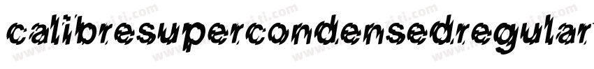 calibresupercondensedregular字体转换