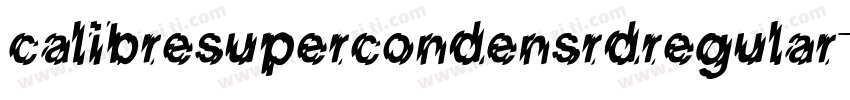 calibresupercondensrdregular字体转换