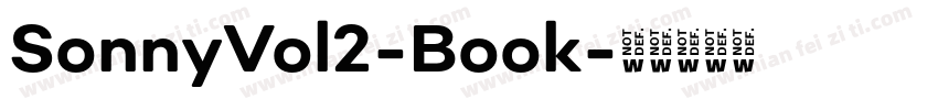 SonnyVol2-Book字体转换