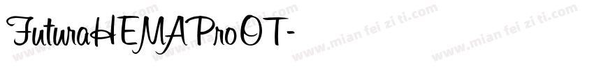 FuturaHEMAProOT字体转换