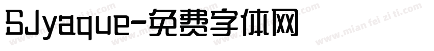 SJyaque字体转换