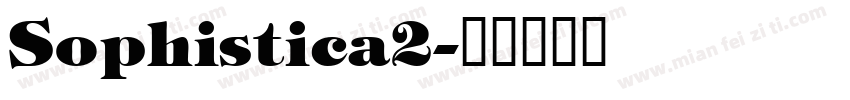 Sophistica2字体转换