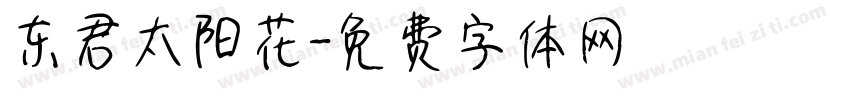 东君太阳花字体转换