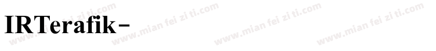 IRTerafik字体转换
