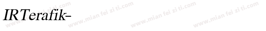 IRTerafik字体转换