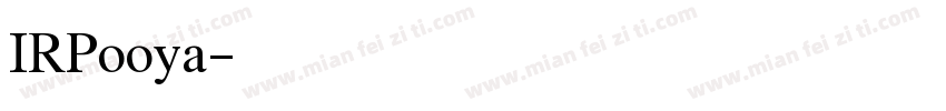 IRPooya字体转换