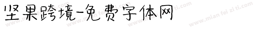 坚果跨境字体转换